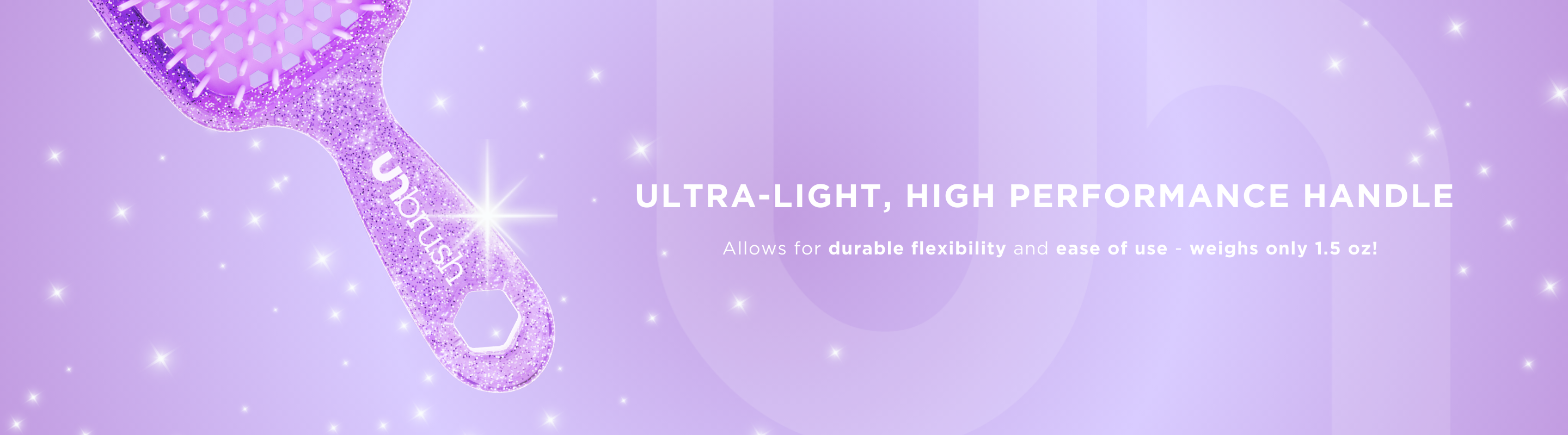 Ultra-light, HIGH PERFORMANCE handle