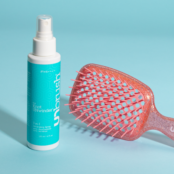 Pair your detangling spray with the Unbrush