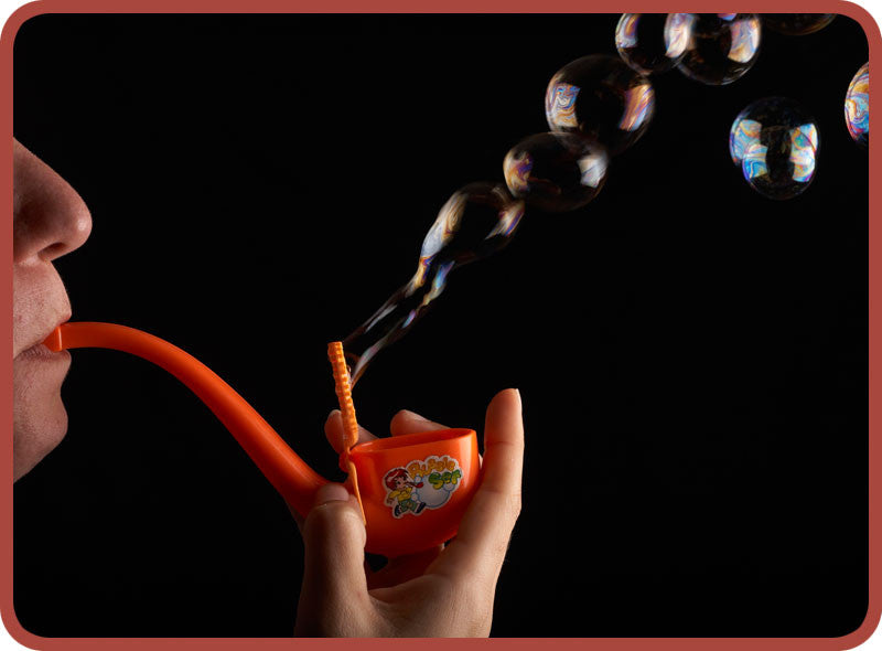 bubble blowing pipe toy