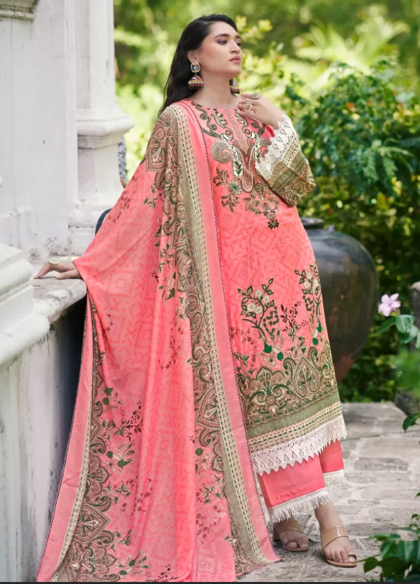 Soft Peach Embroidered Pakistani Pant Suit - Indian Heavy Anarkali Lehenga  Gowns Sharara Sarees Pakistani Dresses in USA/UK/Canada/UAE - IndiaBoulevard