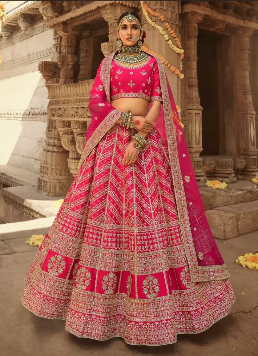 Awesome Gajri Color Art Silk Designer Lehenga Choli For Uk, Usa, Canada,  Australia at Rs 4999 | Designer Lehenga Choli in Surat | ID: 25938727588