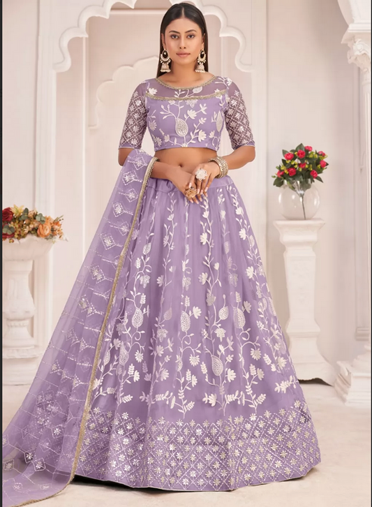 55 Blue Bridal Lehenga - Bride in Blue - Wedding, Reception