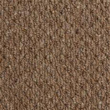 Load image into Gallery viewer, Brown textured Loop lined 100% Natural Wool Carpet