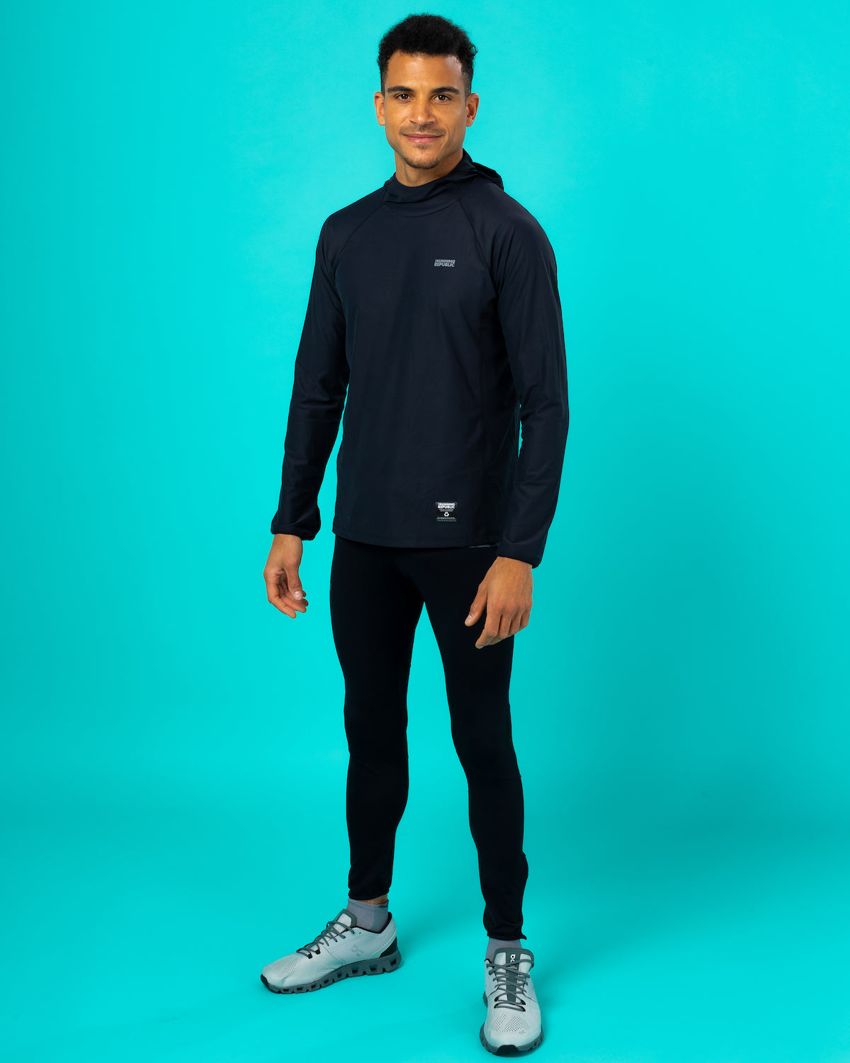 Black Outfit Men ( Hoodie + Tight ) – The Running Republic