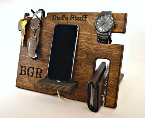 Dad's Stuff Bedside Organizer Gift