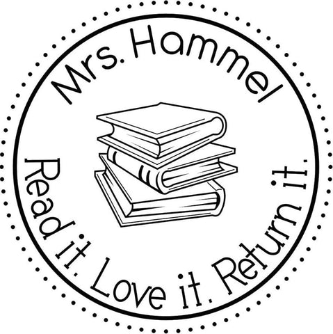 Teacher Gift Idea Personalized Stamp