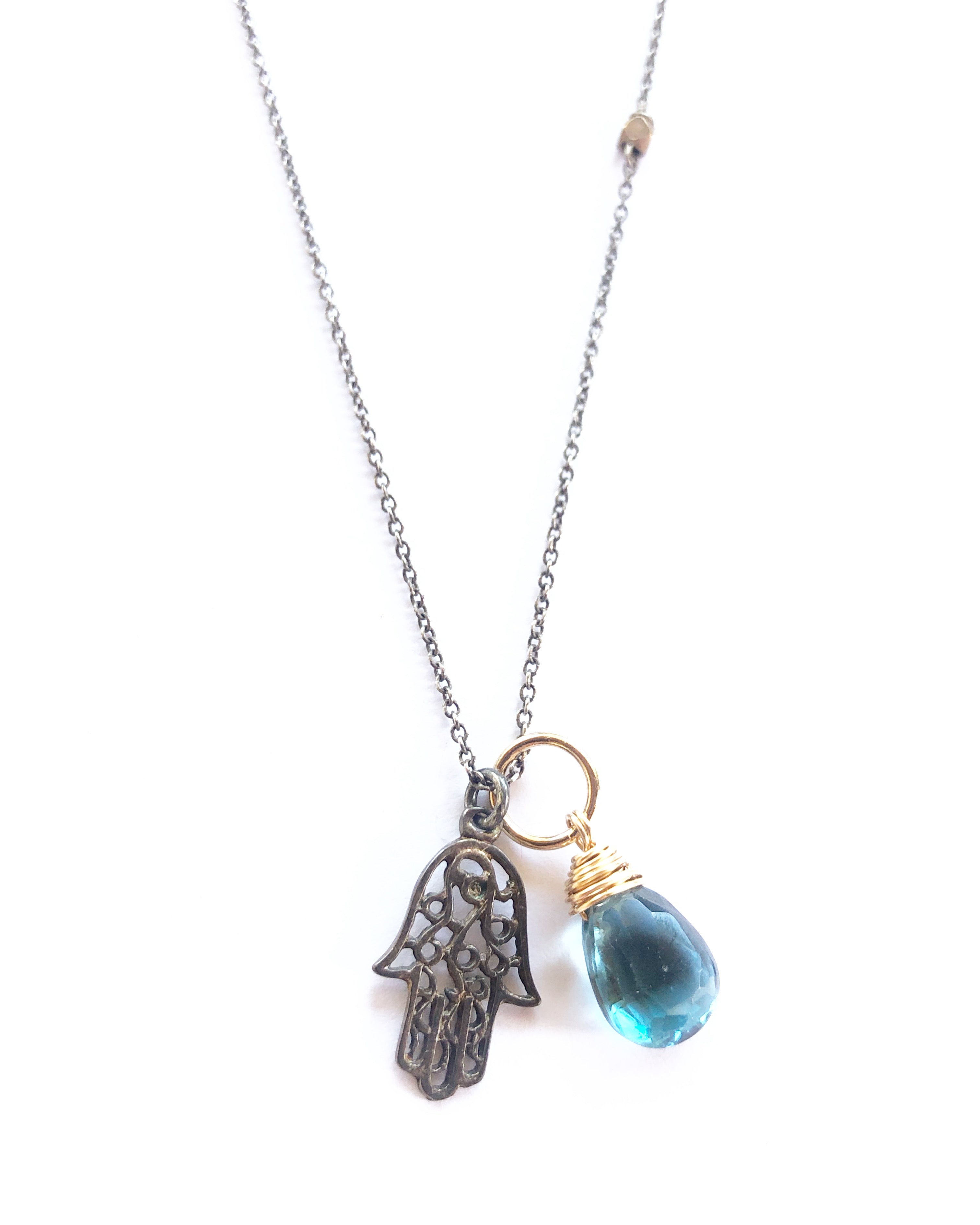 Hamsa + Topaz