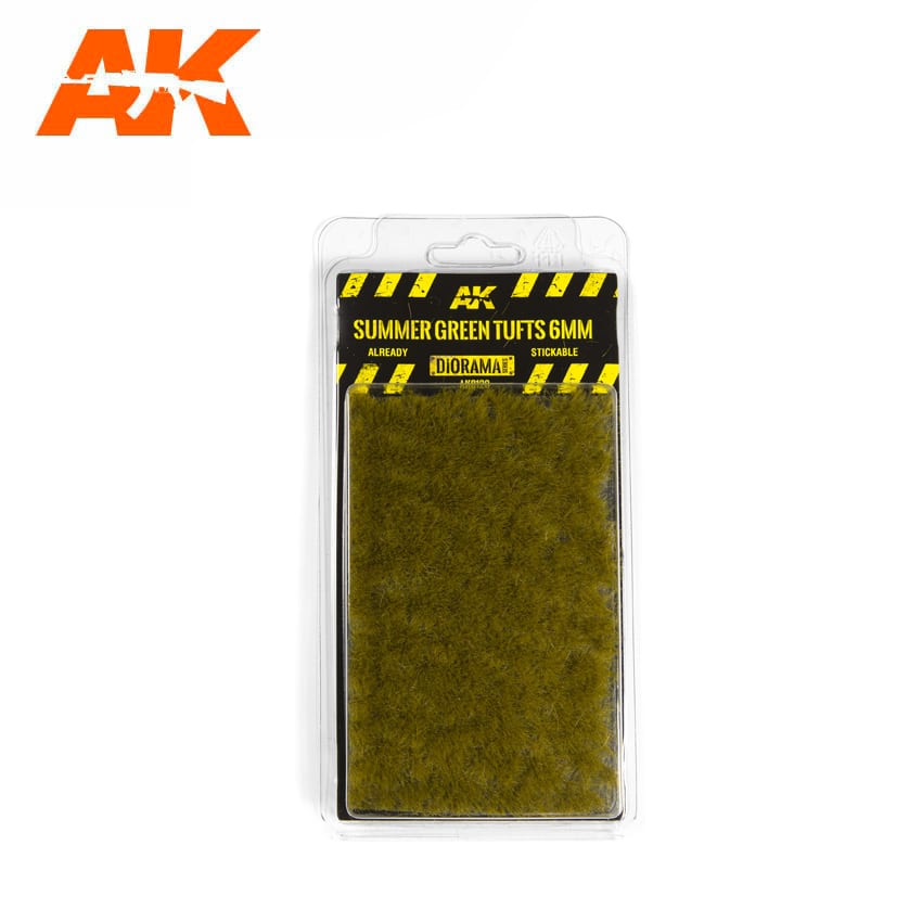 Diorama Series: Summer Green Tufts 6mm LTG AK-8120