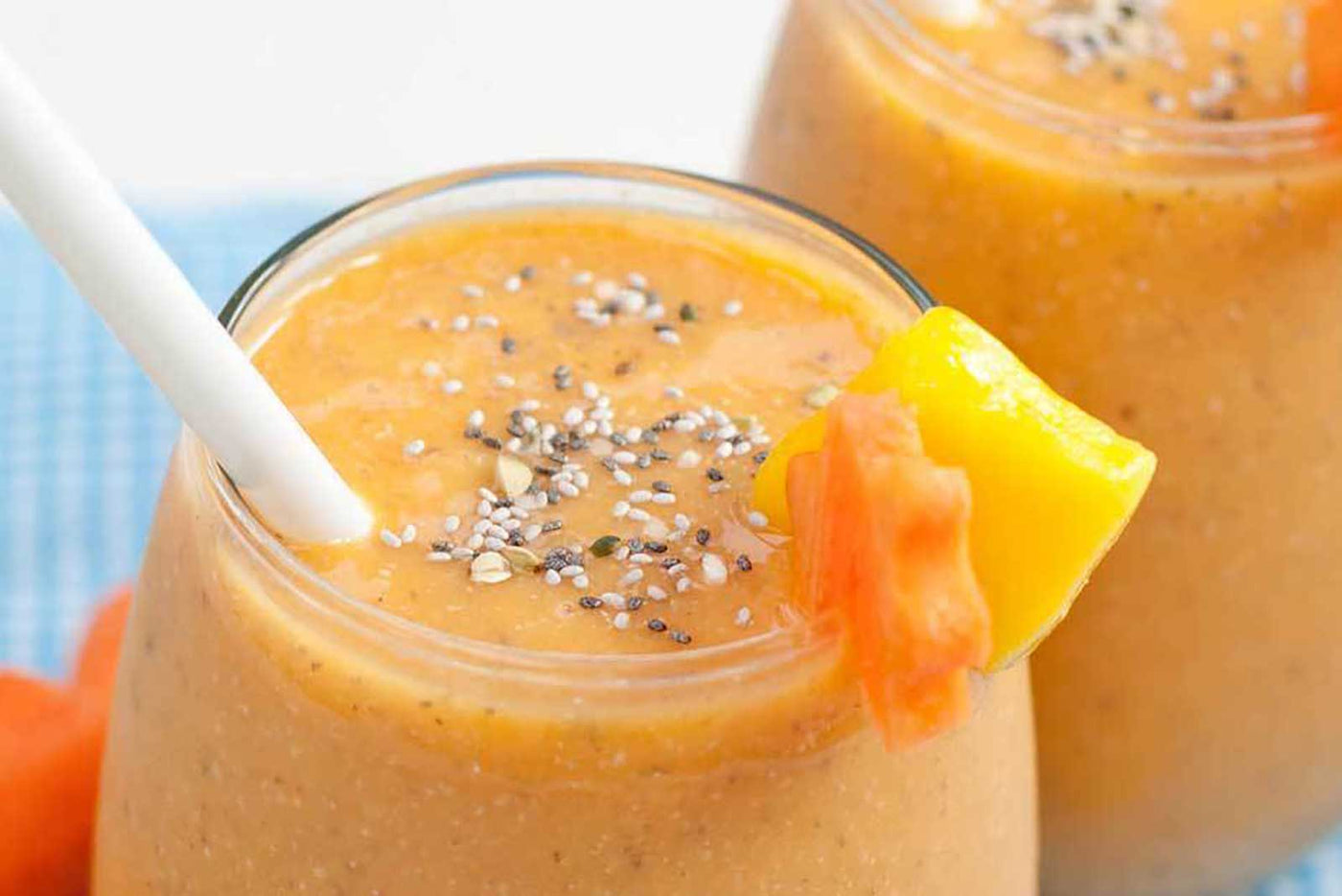 Mango Carrot Smoothie - Holy Crap Foods