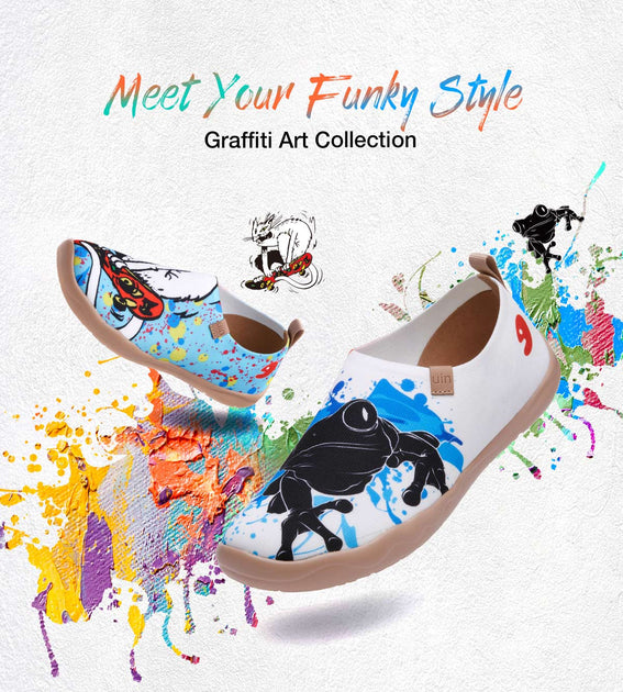 Graffiti Art Collection Art Painted Travel Shoes | UIN FOOTWEAR