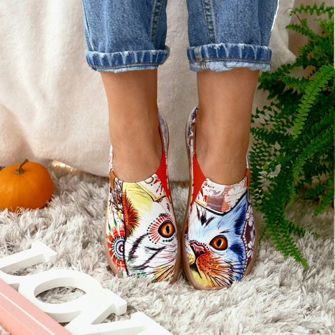 UIN Footwear Women Cheer Up-US Local Delivery Canvas loafers