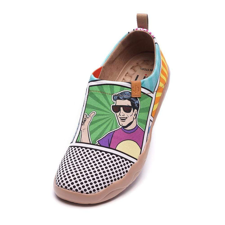 men canvas slip on