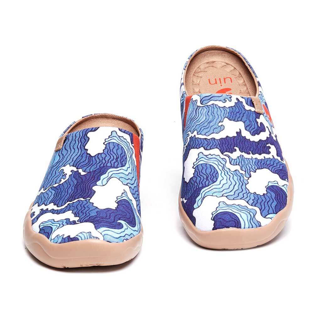 Wave Slipper Art Painted Canvas Shoes for Men | UIN Footwear – UIN FOOTWEAR