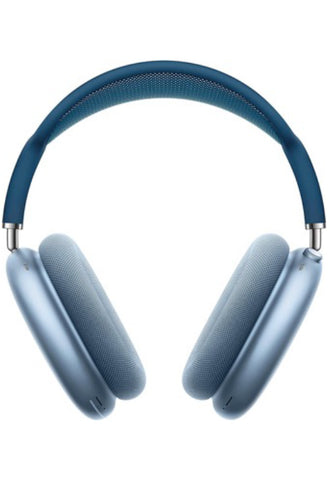 Blue headphones