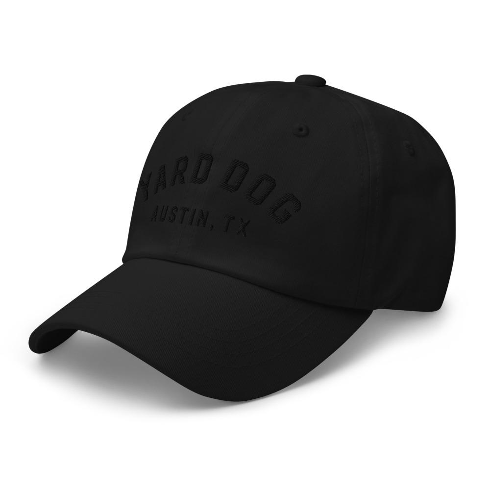 Yard Dog Embroidered Hat - Black On Black