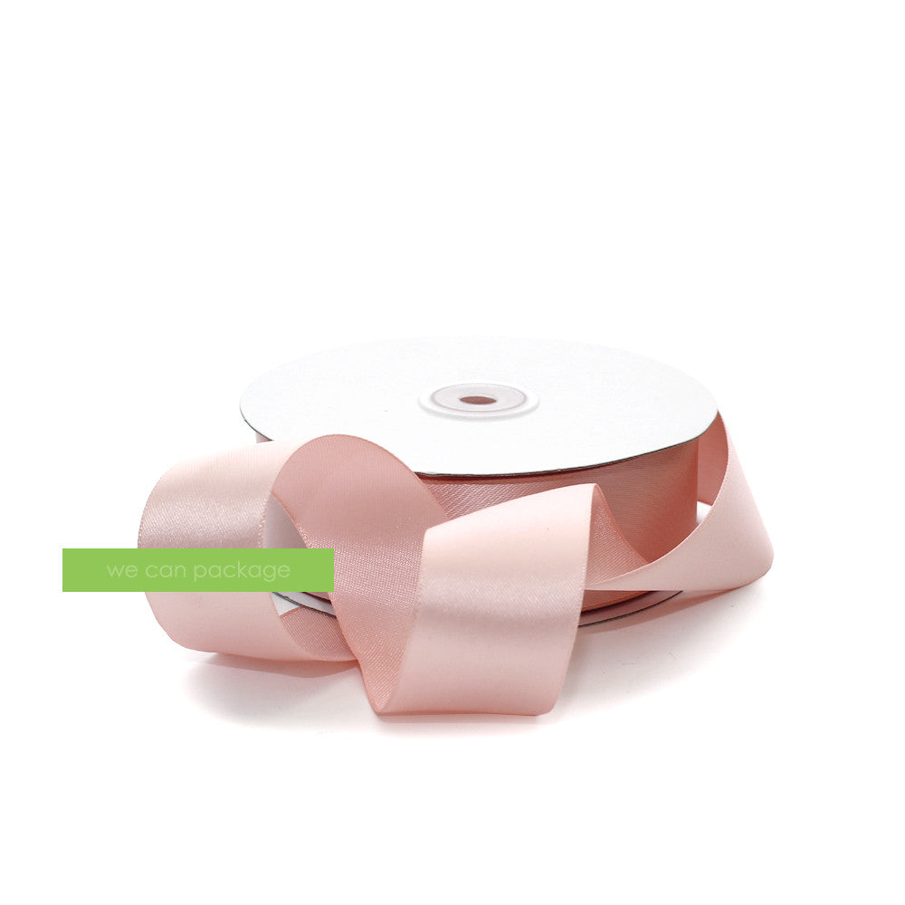 blush satin ribbon