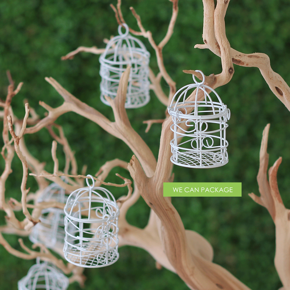 Fashion iron wrought iron birdcage white small bird cage decoration hanging  bird cage