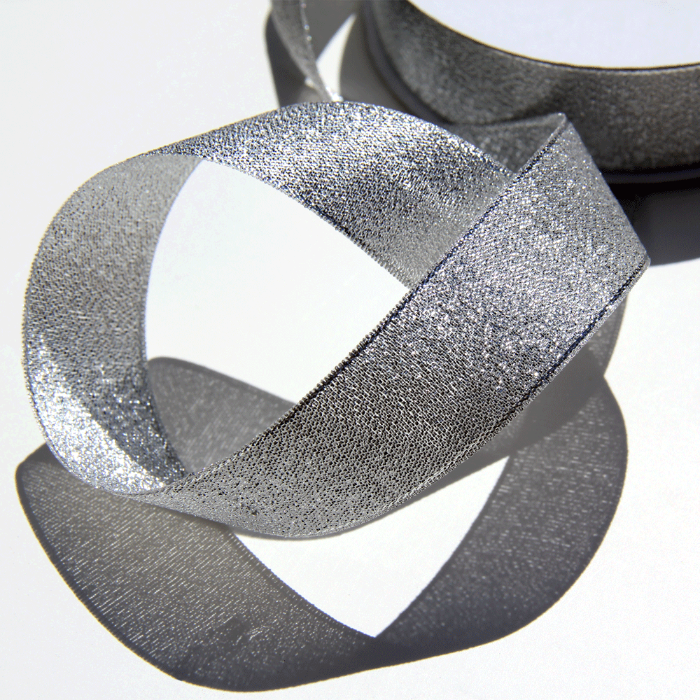 metallic ribbon