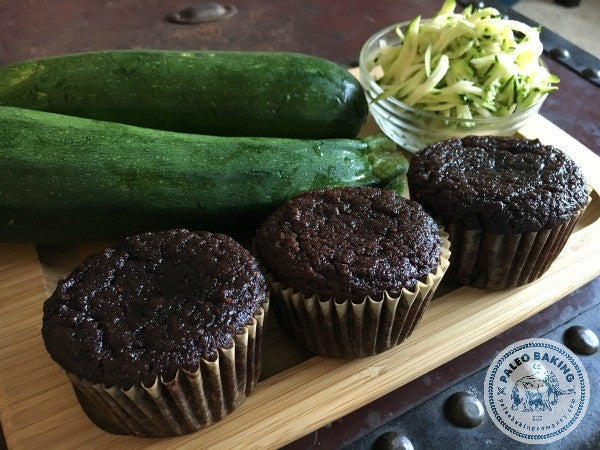 Paleo Chocolate Zucchini Bread Muffins