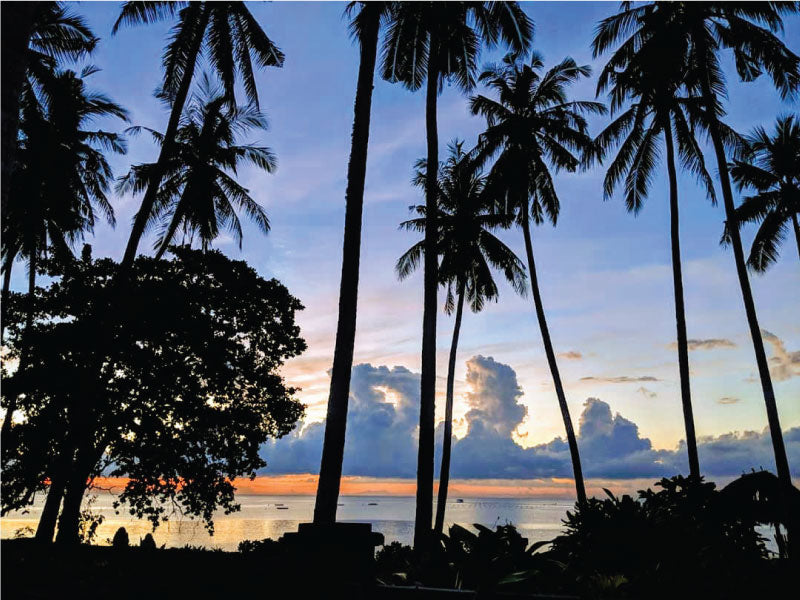 Sunset and Pearl Farm in Karangasem, Bali, Indonesia by Distil Union