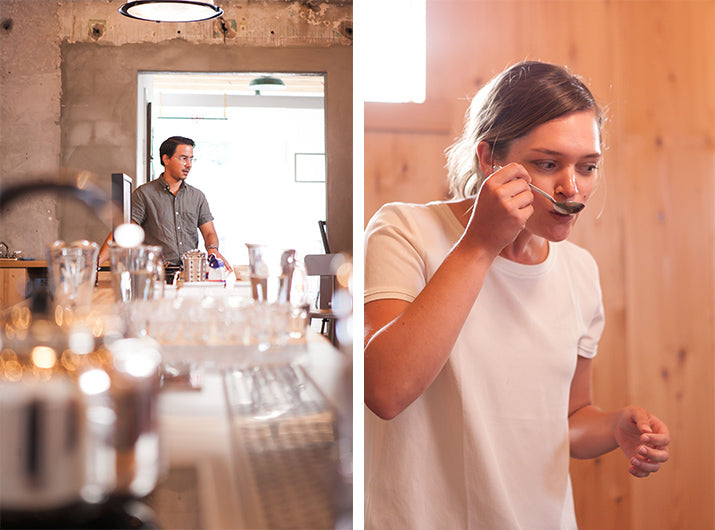 Coffee Tasting at Counter Culture in Charleston Photos by Leslie McKellar