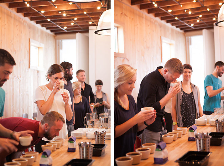 Coffee Tasting at Counter Culture in Charleston Photos by Leslie McKellar