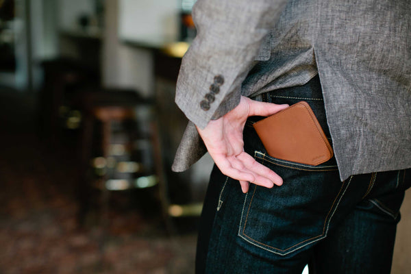 Sure you can put your wallet in your back pocket — just take it out when you sit down!