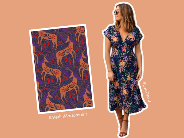 Louis Dress Sewing Pattern by Tessuti Patterns