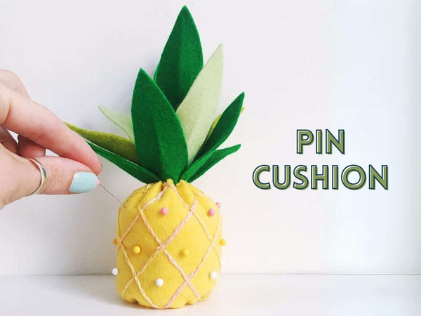 Pineapple Pincushion Sewing Pattern by Sew Yeah on Love Crochet