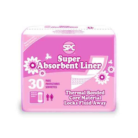 Comfort Wear Disposable Absorbent Liners 25 Pcs 4x10 Inches for