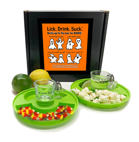 2021 Lick. Drink. Suck.® Halloween Boos Box Shot-of-Tequila Kit