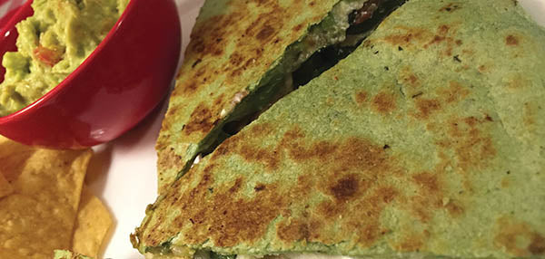 Spice up your leftover turkey with this quesadilla recipe (and shots of tequila) from LickDrinkSuck.com