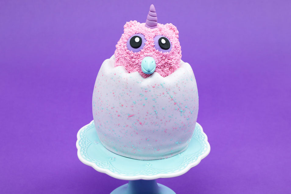 Hatchimals Cotton Candy Cake