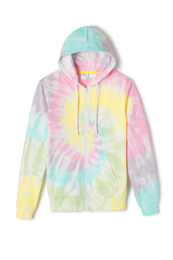 Cotton Candy Tie Dye Zip Hoodie | Official Rosanna Pansino Merch