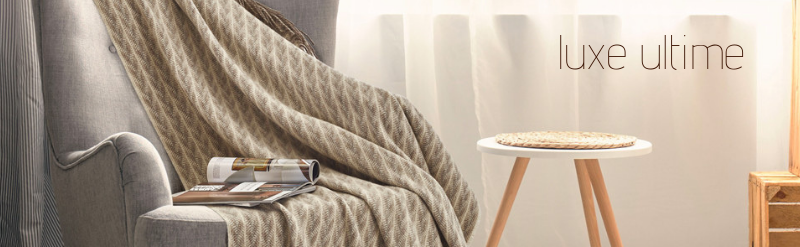 Lanerossi Marzotto Alpaca blanket beige grey designer throw jeté herringbone