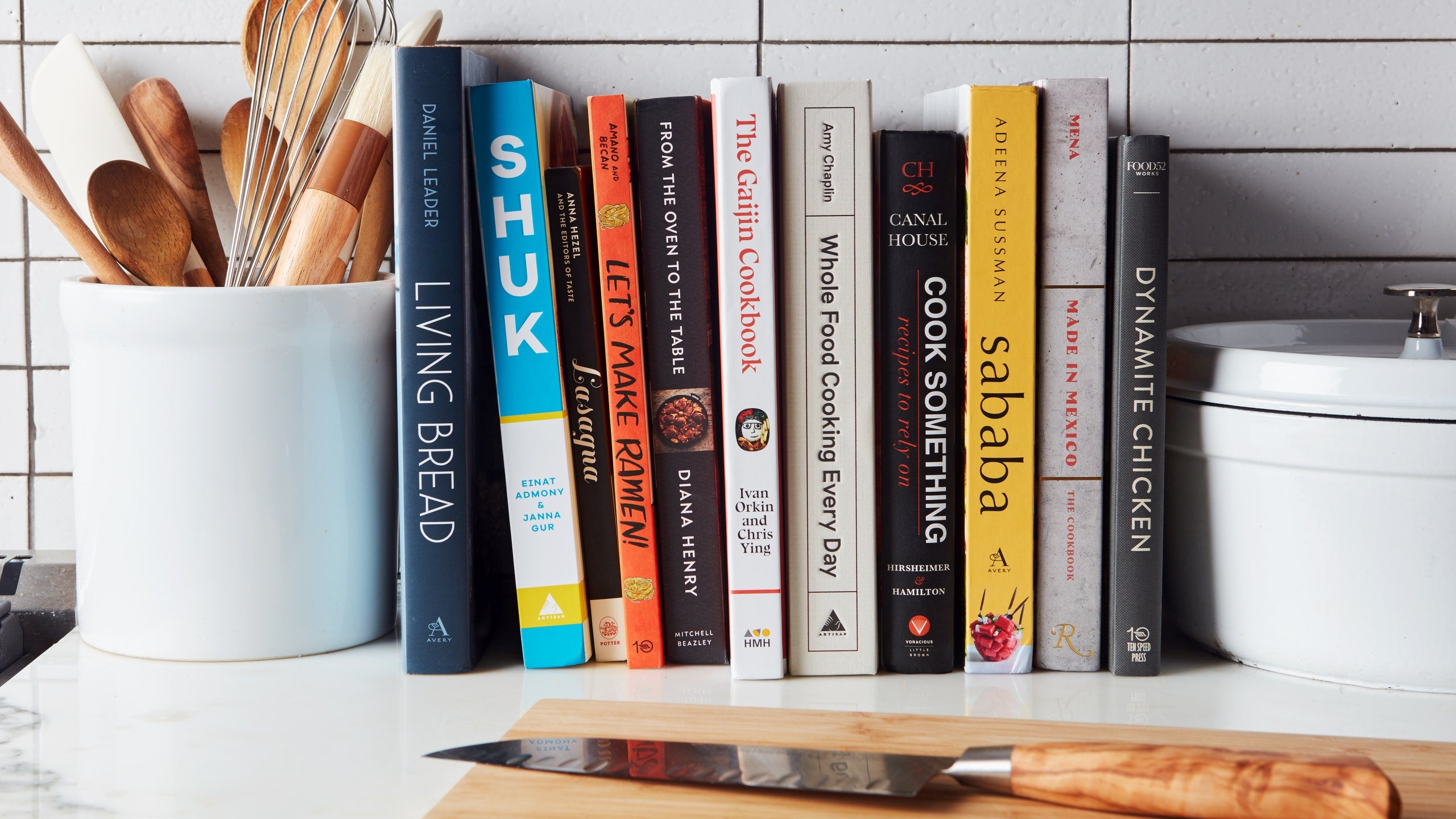 Cookbooks for Decor - Kitchen Home Staging