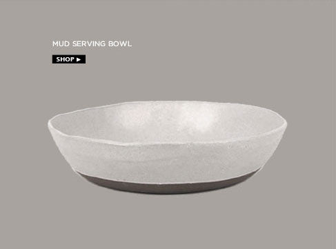 Mud serving bowl