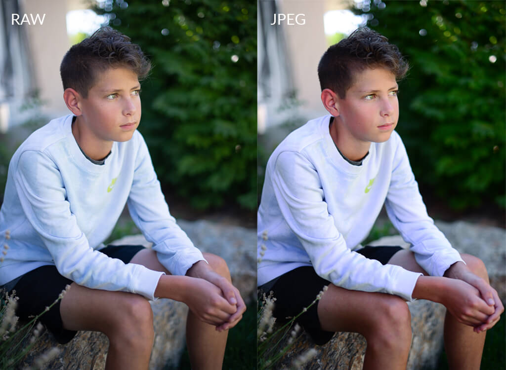 difference between raw and jpeg