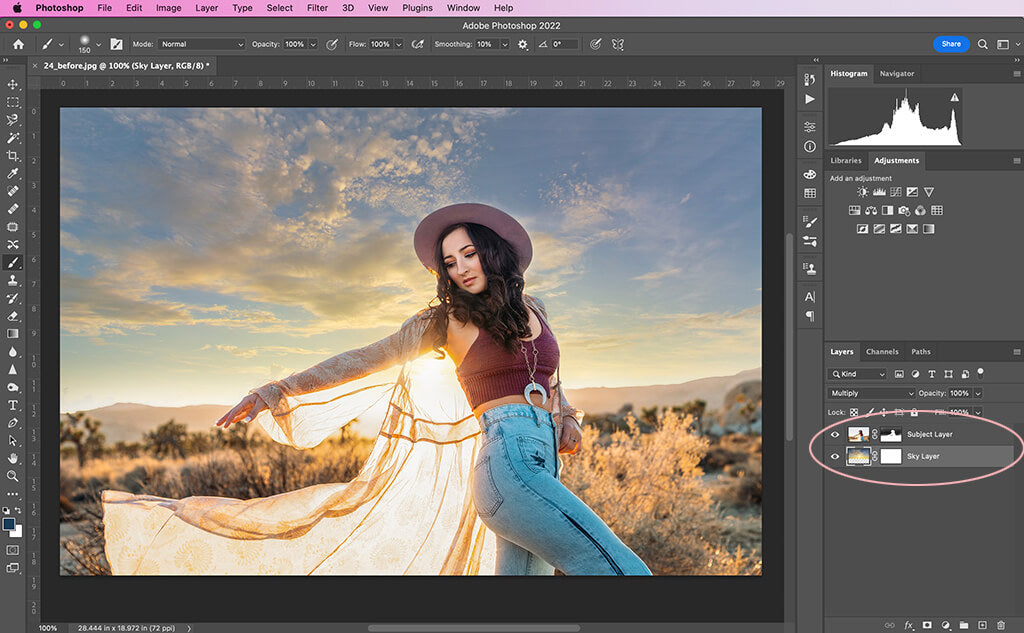 How a Clipping Mask in Photoshop - Pretty Presets for Lightroom