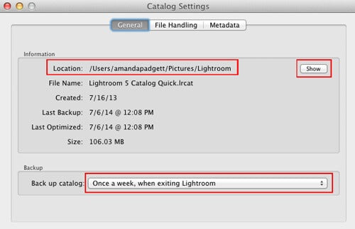 How to Backup Lightroom Files