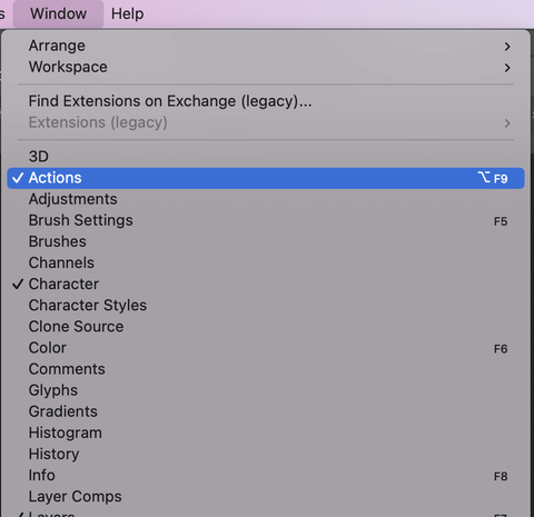 Photoshop Workspace