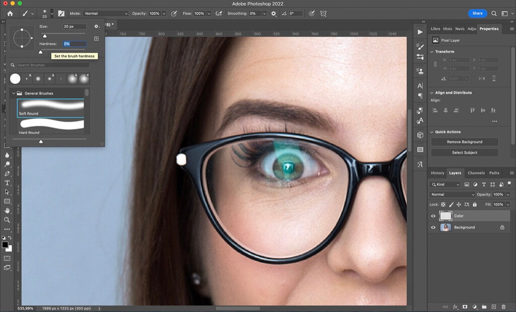 How to Remove Glare from Glasses in Photoshop