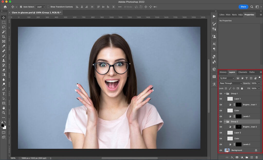 How to Get Rid of Glasses Glare in Photoshop
