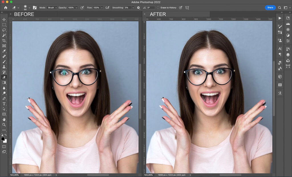 How to Reduce Glare in Photoshop