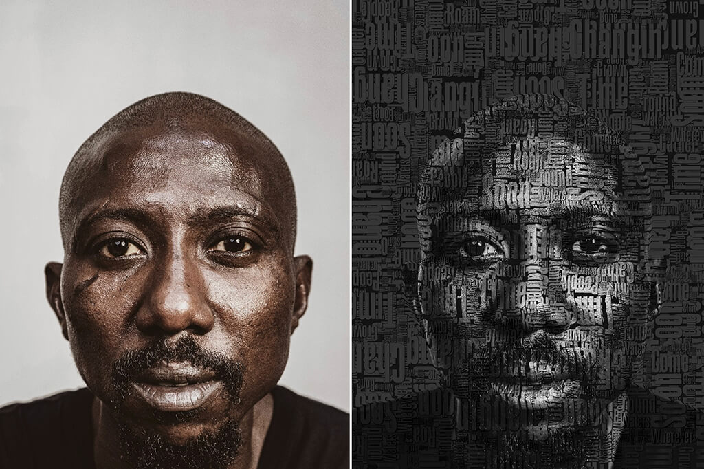 Typography Portrait