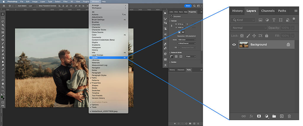 How to Add a Layer in Photoshop