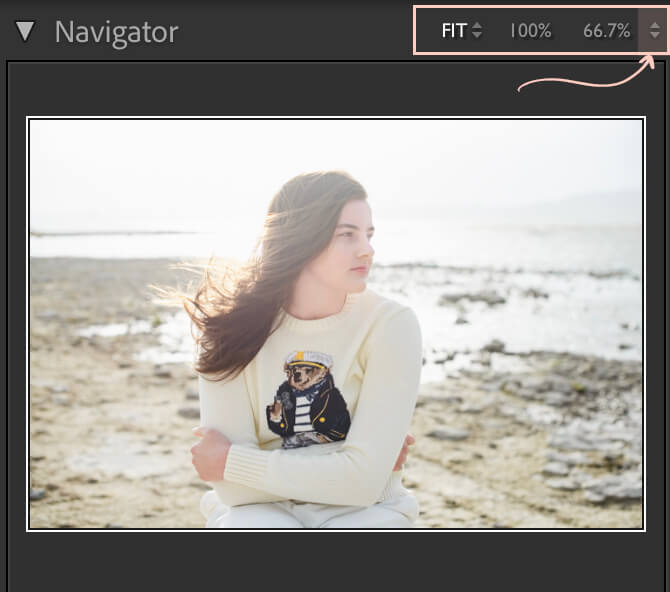 How to Zoom in Lightroom with Brush