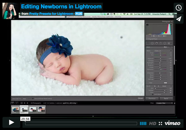 Editing Newborns and Managing Files in Lightroom