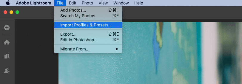 how to import presets into lightroom