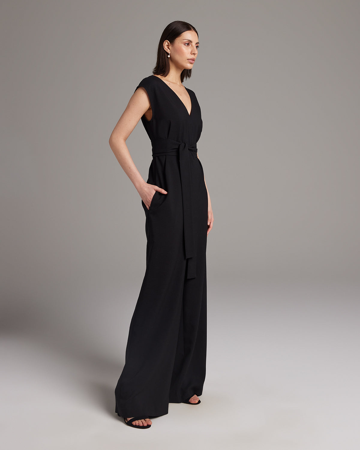 V Neck Jumpsuit